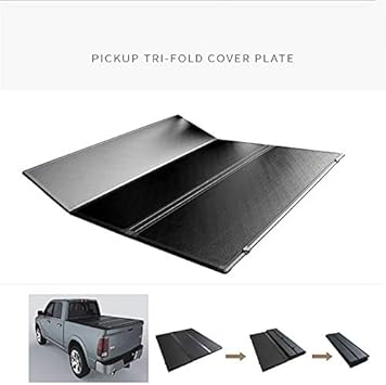 Amazon Com Applicable Models Ford Raptor Tri Fold Tonneau Cover Aluminum Alloy Truck Rear Cap Rain And Dust Protection Home Improvement