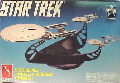 Star Trek Special Edition 3-Piece U.S.S. Enterprise Chrome Set