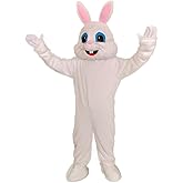 MatGui Easter Party Rabbit Costume Bunny Costume Plush Halloween Animal Mascot Costume