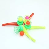 IDS 12 Pcs Magic floating Ball Game Blow Pipe Balls Toy Party Loot Bag Fillers Birthday Party Game