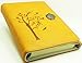Unique Writing Journal Gifts-Personalized Tree of Life Vegan Leather Bound Notebook-Refillable Embossed B6 Unlined Sketchbook Diary-Beautiful Daily Use Gifts for Men & Women/Vegetarians/Girls & Boys