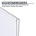 Acrylic Sign Holder with Hook and Loop Adhesive, 8.5 x 11 inches - Portrait or 11 x 8.5 inches - Landscape, Clear Wall Mount Frame, Perfect for Home, Office, Store, Restaurant (3 Pack)