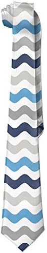Tcolth Wave Stripe Necktie Skinny Ties