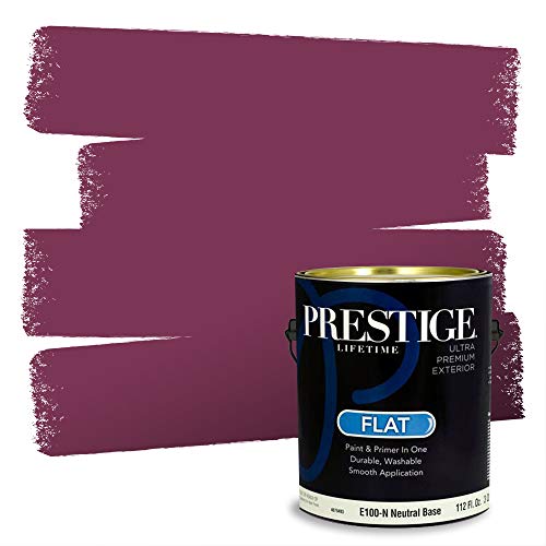 PRESTIGE Paints Exterior Paint and Primer In One, 1-Gallon, Flat, Comparable Ma…