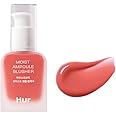 House of Hur Moist Ampoule Blusher, Buildable Water-based Formula, Infused with over 50% moisture essence, no tackiness, long-lasting moisture, weightless feel (05 Peach Coral, 20ml)