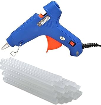 Vertex 60W Glue Gun With 40 Sticks Blue with ON/OFF Switch