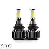 120W 12000LM LED Headlight High/Fog Light Conversion Kit Light Bulbs 6000K White 3 Year Warranty (9005)