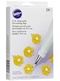 Wilton 2104-1358 Disposable 12-inch Decorating Bags, 24 Pack