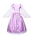 Romy's Collection Girls Rapunzel Deluxe Princess Dress Costume (6-7)