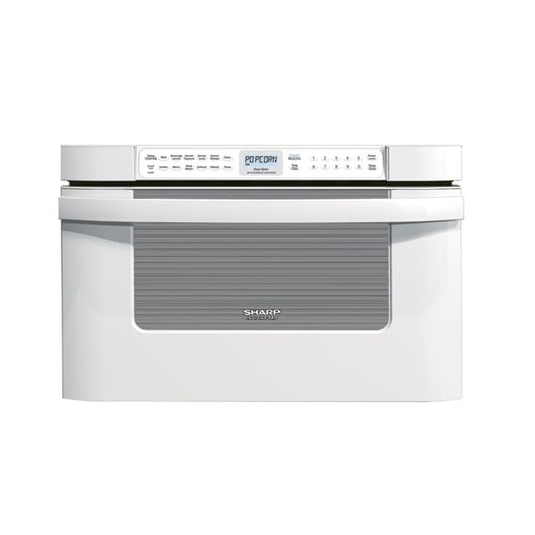 Sharp KB6524PW 24Inch Microwave Drawer Oven, 1.2 cu. ft., White The