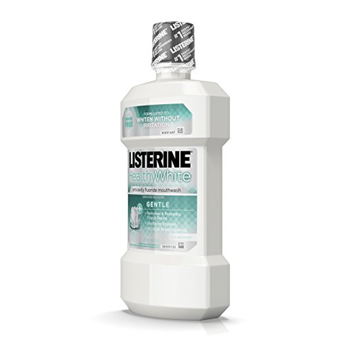 Listerine Healthy White Anticavity PeroxideFree Fluoride Mouthwash