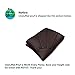 Rotot Unstuffed Pouf, Ottoman, Bean Bag Chair, Foot Stool, Foot Rest, Storage Solution or Wedding (Empty & New) (Puce, Brown)