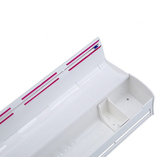 Plastic Wrap Dispenser Kitchen Cling Food Wrap Cutter Dispenser Preservative Film Storage Holder Kitchen Accessorie - Thumbnail 2