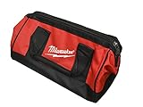 Milwaukee Bag13x6x8nch Heavy Duty Canvas Tool Bag 6 Pocket