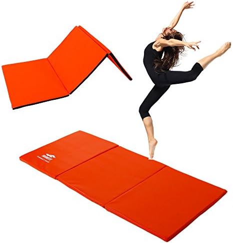 Thick Folding Panel Gymnastics Mat Gym Fitness Exercise Stretching Yoga Tumbling