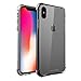 Famavala Transparency Shell Case Cover for 5.8-Inch iPhone X Smartphone [Shock Absorption] [Anti-Scratch] [Corner Protection] (Crystal)