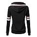 wuliLINL Women's Striped Pocket Hoodie Sweatshirt Athletic Pullover Sweatshirt Hoodies