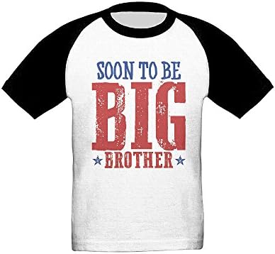 OurLove Soon To Be Big Brother Child Short Raglan Round Collar Tee Size3 Toddler