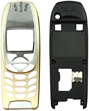 Spare Parts for NOKIA Full Housing Cover (Front Cover + Middle Frame Bezel) for Nokia 6310 / 6310i(Black) (Color : Gold)