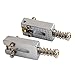 Surfing 6 Roller Bridge Tremolo Saddles w/Wrench for Strat Tele Electric Guitar Chrome