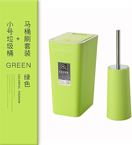 Dustbins Xiuxiutian Press the garbage in the continental rectangular kitchen living room trash environmental information home toilet paper basket ,P,8L