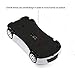 Usbkingdom Cool Sport Car Shaped 2.4GHz Wireless Mouse Optical Cordless Mice with USB Receiver for PC Laptop Computer 1600DPI 3 Buttons White