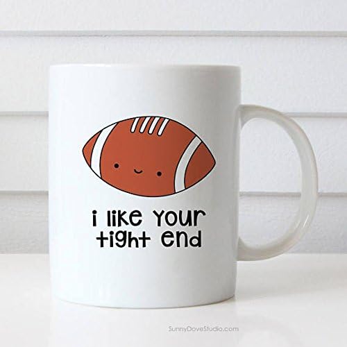 Football Tight End Pun Love Fun Nice Ass Gifts Coffee MUG - Coffee Mug, Tea Mug, Cute Mug - Gift, cute gift, Souvenir, 11oz, 15oz