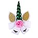 5Pcs 8'' Unicorn Hair Bows Large Hair Bow Clip Unicorn Hair Clips Hair Accessories for Girls Kids Children Cosplay Costume Christmas Party