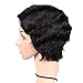 WIGNEE 100% Human Hair Short Wigs For Women Mommy Short Finger Wave Style Short Deep Wave Wigs For Black Women Clearance