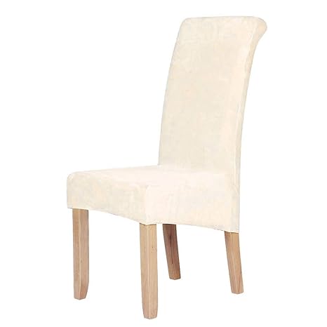 Amazon Com Four Season Universal Dining Chair Cover Not Fade Non Slip Solid Color Chair Protective Cover Reception Decor For Hotel Banquet Champagne Everything Else