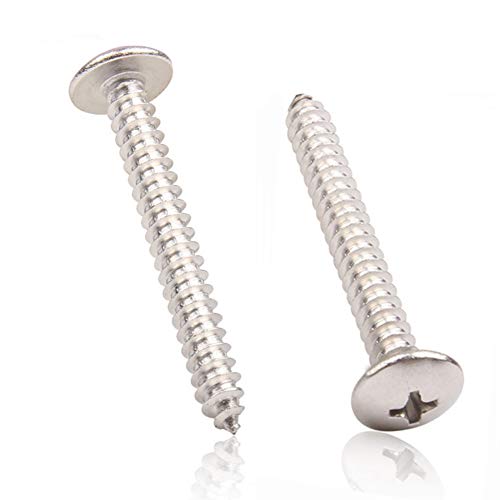 Gtagain Holzschrauben Selbstschneidend Stahlnägel - M3 M4 Holz Selbstschneidende Schrauben Eisenwaren Schrauben – Bild 6