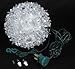 Novelty Lights SS50-CL Commercial Grade Indoor/Outdoor Christmas Starlight Sphere, Clear, 50 Light, 6