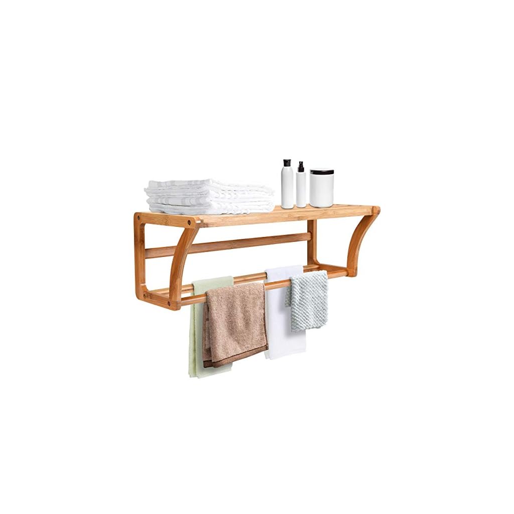 Best Bamboo Bathroom Shelves and Bamboo Home Décor