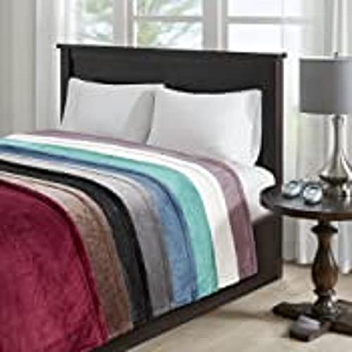 BEAUTYREST HEATED PLUSH ELECT ELECTRIC BLANKET WITH 20 HEAT LEVEL SETTING CONTROLLERS EQUIP WITH SECURE COMFORT TECHNOLOGY AND 10 HOURS AUTO SHUT OFF, TWIN: 62X84, MINK,BR54-0517