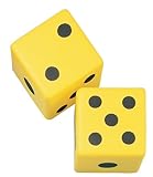 Champion Sports 6-Inch Coated Foam Dice