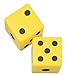 Champion Sports 6 Inch Coated Foam Dice