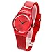 Swatch Originals Intense Red Dial Silicone Mens Watch GR160