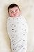 aden + anais Swaddle Blanket | Boutique Muslin Blankets for Girls & Boys | Baby Receiving Swaddles | Ideal Newborn & Infant Swaddling Set | Perfect Shower Gifts, 4 Pack, Twinkle