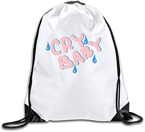 VIND Crybaby R&amp;B Hip-Hop Singer Drawstring Backpack Sack Bag For Gym