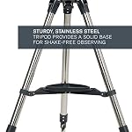 41kCoSQ8zPL. SS150 Celestron-AstroMaster-90EQ-Refractor-Telescope-Refractor-Telescope-for-Beginners-Fully-Coated-Glass-Optics-Adjustable-Height-Tripod-BONUS-Astronomy-Software-Package