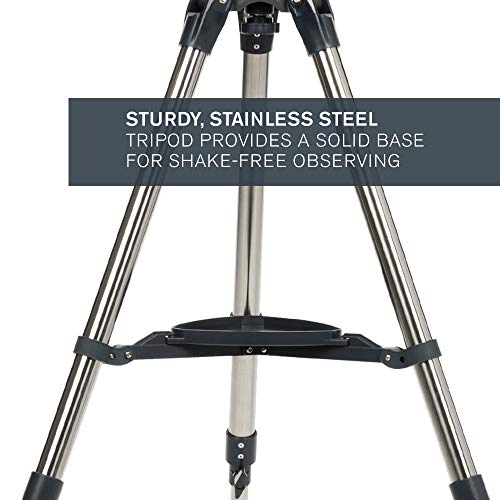 41kCoSQ8zPL Celestron - AstroMaster 90EQ Refractor Telescope - Refractor Telescope for Beginners - Fully-Coated Glass Optics - Adjustable-Height Tripod - BONUS Astronomy Software Package - Image 5