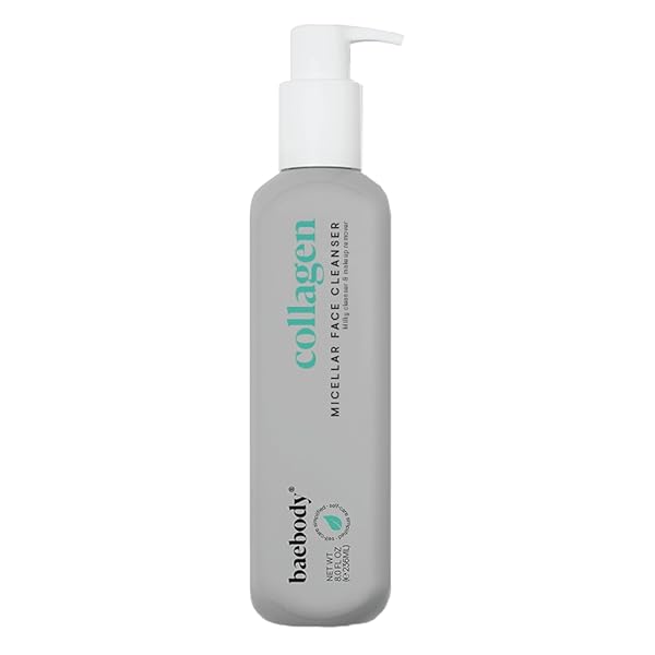 BAEBODY CLEANSING MILK FOR FACE – VEGAN FACIAL CLEANSER FOR WOMEN AND MEN – MICELLAR MAKEUP REMOVER – MILK CLEANSER FACE WASH (8 FL OZ)