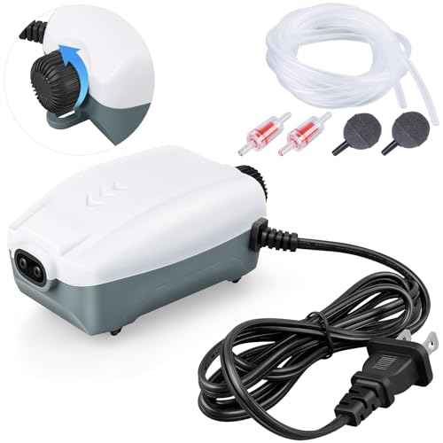 HITOP Dual Outlet Aquarium Air Pump