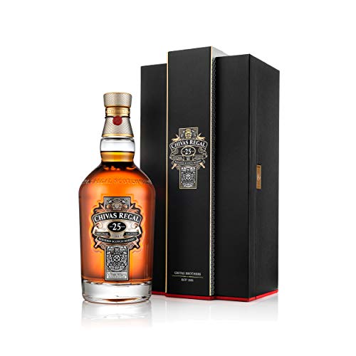 Chivas Regal 25 Jahre Blended Scotch Whisky 4er Set, Whiskey, Schnaps, Spirituose, Alkohol, Flasche, 40%, 4x700 ml – Bild 3