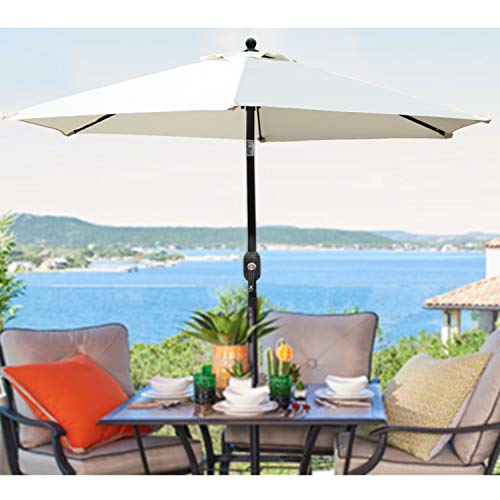 5 Blissun+Patio+Umbrella+Button+Crank