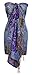 Peach Couture Elegant Double Layer Reversible Paisley Pashmina Shawl Wrap Scarf Eggplant