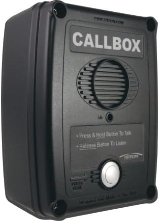 Ritron WirelessRQX-111M-BLK - Wireless Intercom 2-Way, Polycarbonate, VHF MURS, Up to 2 Miles Operating Range
