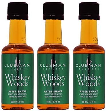 ClubClubman Reserve Whiskey Woods After Shave Lotion, 1.7 Fluid Ounce (3-pack) (Whiskey woods)