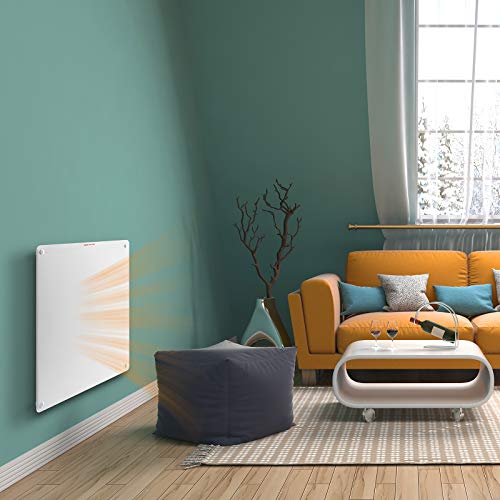 Wall Mount Panel Heater 400 Watt Convection Heater Ideal for 50100 Sq