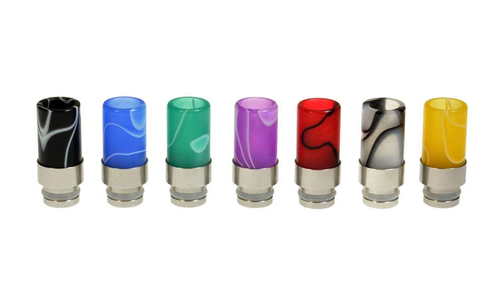 Armerah Marble 510 Drip Tip eCig Mouthpiece Short/Medium Plastic/Aluminium